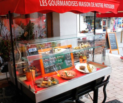 Cart for pastries – Restaurant Le Tremplin