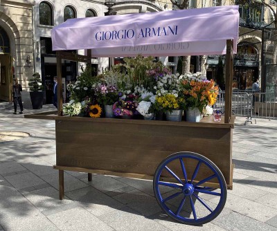 Chariot de lancement produit – GIORGIO ARMANI