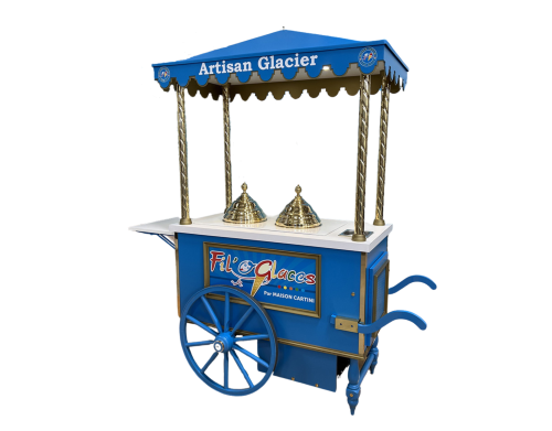 Ice cream trolley for restaurant - FIL O GLACES