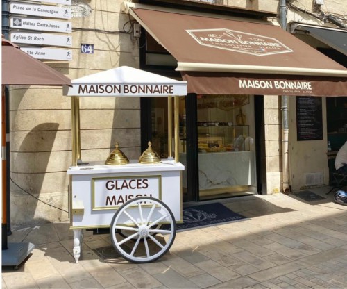 Chariot à glaces - MAISON BONNAIRE