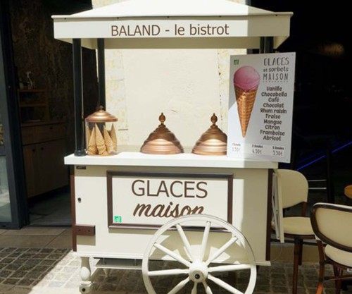 Chariot à glaces – BALAND le bistrot 